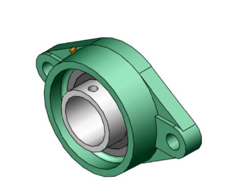 带菱形座轴承 UCFL210