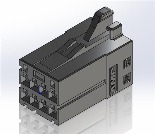 TE_AMP_TYCO连接器_D2100外壳2.5mm8P接插件端子台接线插头