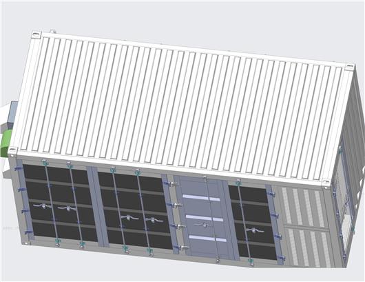 锂电液冷储能集装箱系统图纸结构