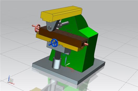 【青栋】机床-铣床三维设计16